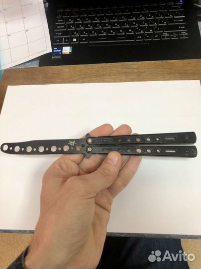 Тренировочный нож бабочка балисонг