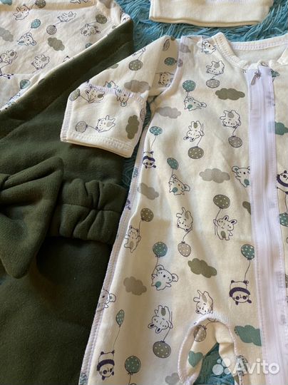 Комплект на выписку конверт весна осень 6 в 1