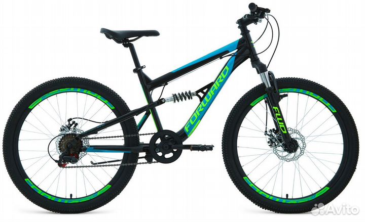 Велосипед 24д Forward Raptor 2.0 M.Disc