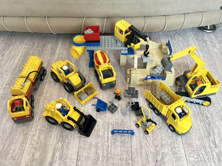 Лего Дупло. Большая стройка. Раритет 5 наборов
