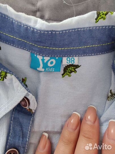 Рубашка на мальчика, 98-104