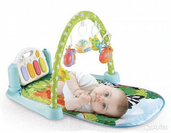 Развивающий коврик с пианино