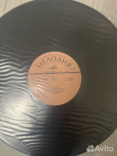 Вл. Глоцер. Из дома вышел человек. Винил