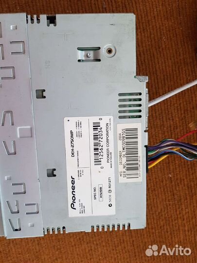 Магнитола Pioneer deh-2750mp+ колонки