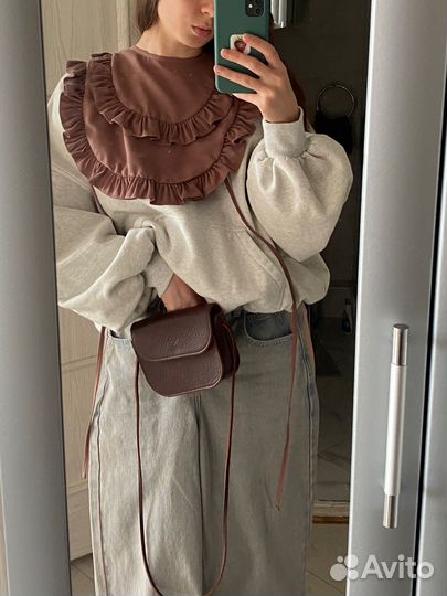 Манишка Unigue fabric / Черешня