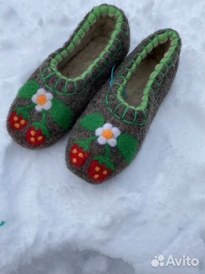 Тапочки натуральные