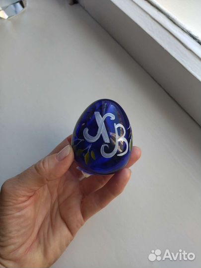 Яйцо пасхальное стекло