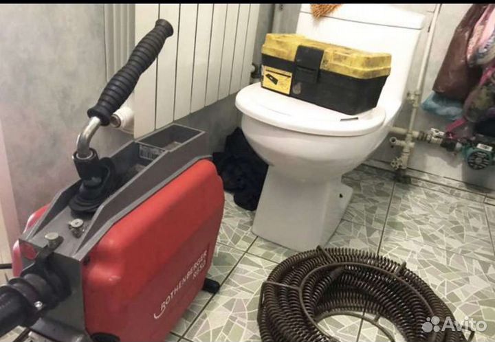 Прочистка канализации.Устранение засора 24/7