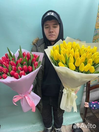 Тюльпаны к 8 марта оптом