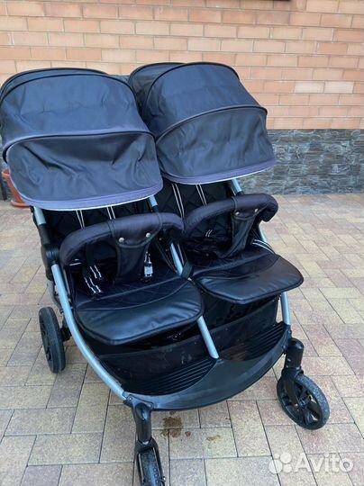 Коляска для двойни прогулка