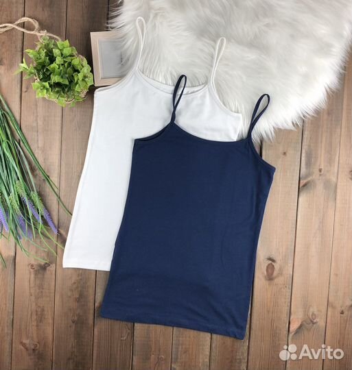Комплект майка топ для девочки хлопок Италия