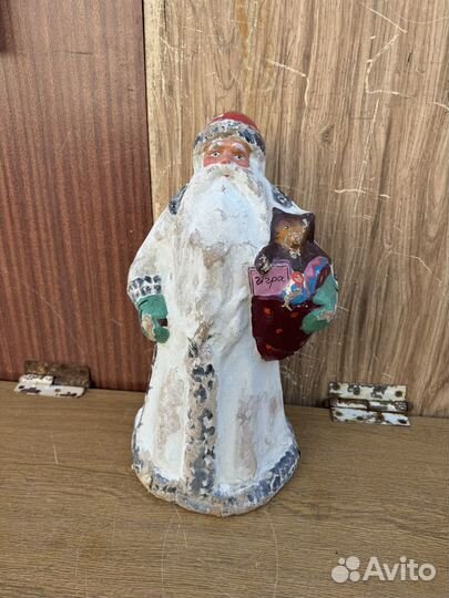Дед мороз СССР пресс опилки винтаж