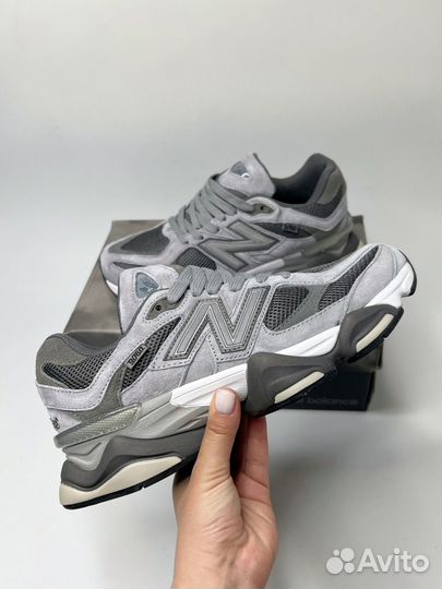 Кроссовки New balance 9060 серые (люкс 35-41)