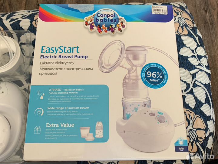 Молокоотсос электрический canpol babies