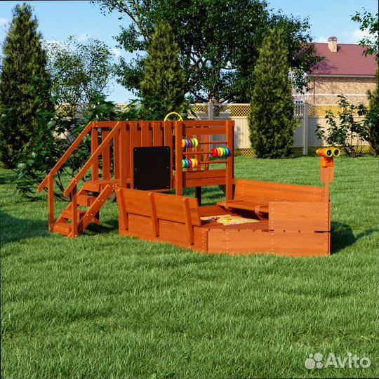 Игровая площадка Песочный дворик 4 с доставкой