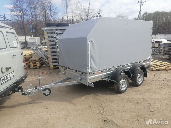 Прицеп двухосный 817731.022. Установка фаркопа