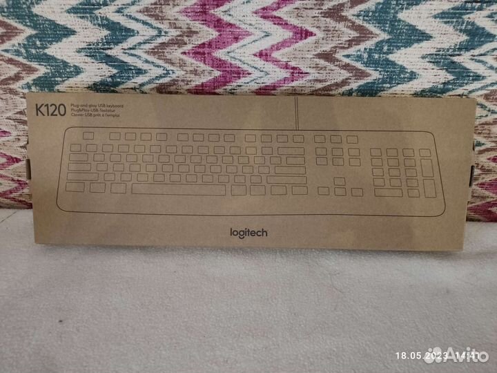 Клавиатура Logitech k120. Новая