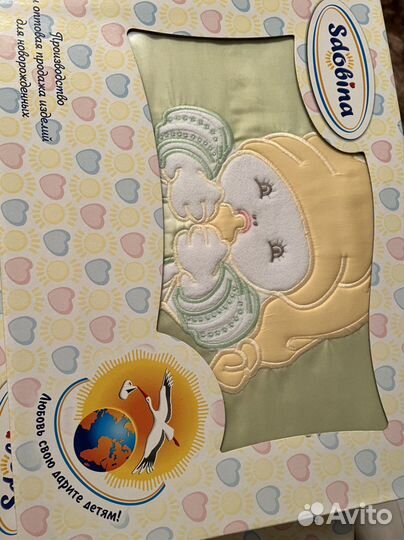 Детское постельное белье в детскую кроватку новое