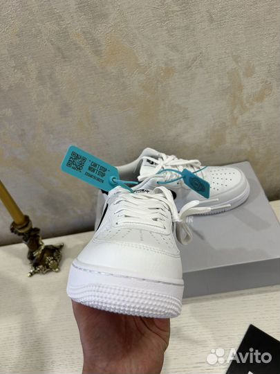 Nike Air Force 1 '07 Low White and Black оригинал