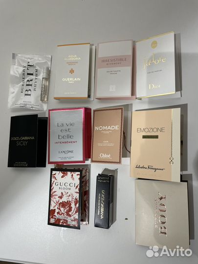 Миниатюры парфюмерии духов Armani Christian Dior