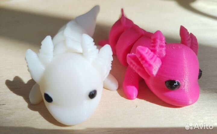 Аксолотль игрушка-брелок