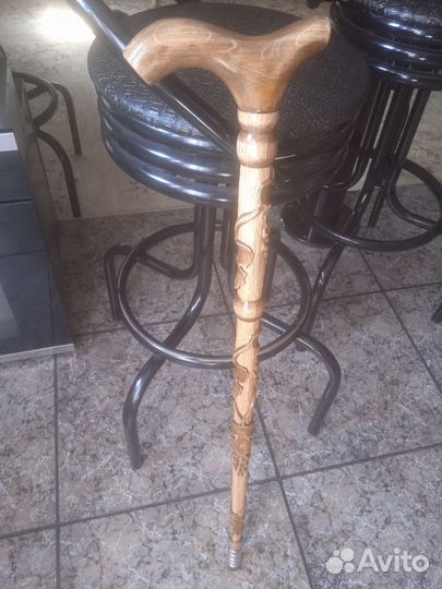 Трость из натурального дерева