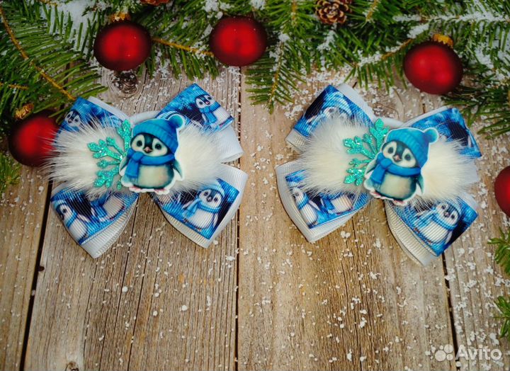 Банты новогодние 