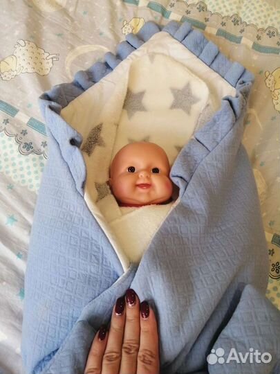 Конверт одеяло на выписку