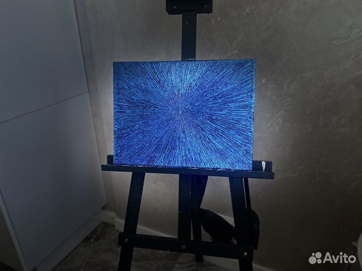 Картина «Лучи» холст ручная работа