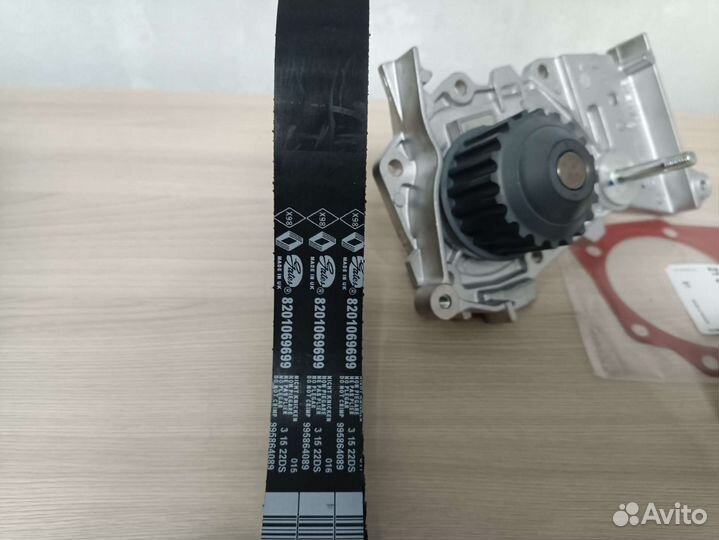 Комплект грм Renault Logan 16 кл. K4M оригинал