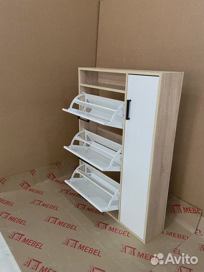 Обувница вместительная, новая