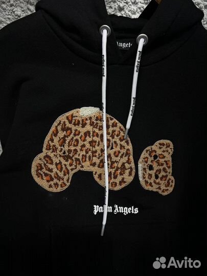 Худи Palm Angels 2023 leopard XL оверсайз