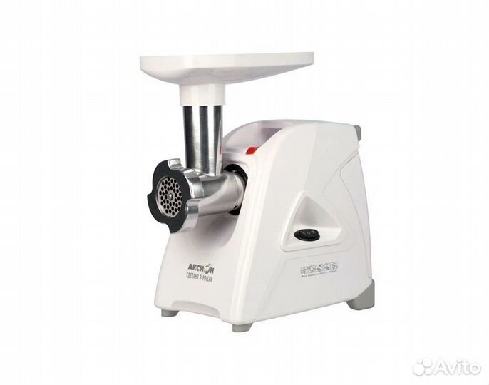 Мясорубка Аксион М 35.00, белый мрамор