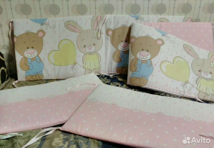 Бортики в детскую кроватку