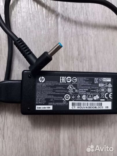 Блок питания зарядное для ноутбука HP 15