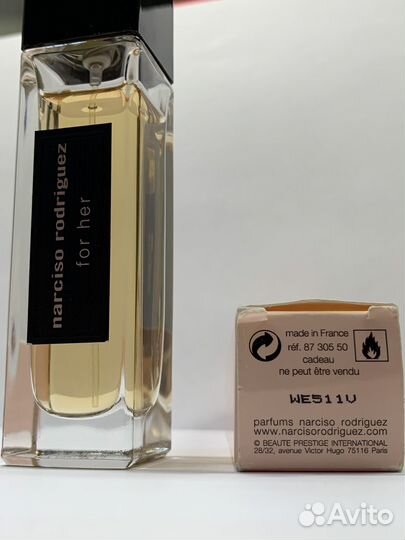 Винтажные духи франция narciso Rodriguez for her