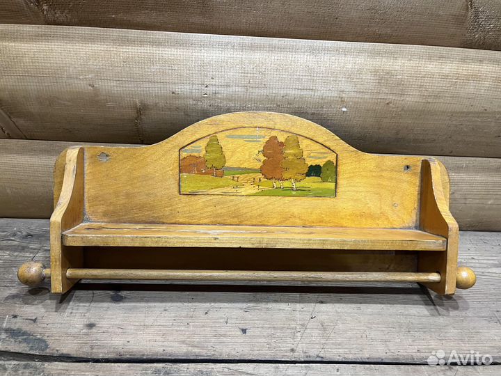 Полка настенная деревянная