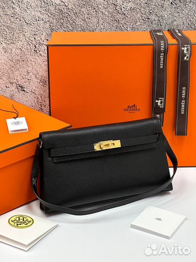 Сумка женская кожаная hermes kelly elan