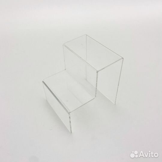 Ступенька два уровня 120*135*150мм, прозрачный ак