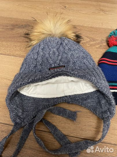 Шапки детские для мальчиков зима 52-54