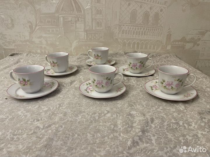 Кофейные чашки с блюдцами СССР