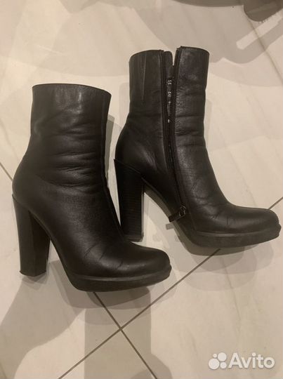 Ботильоны женские кожаные