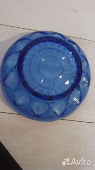 Ваза конфетница стеклянная, СССР, 1960-1990