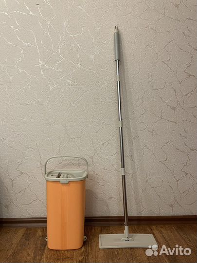 Швабра с ведром для отжима