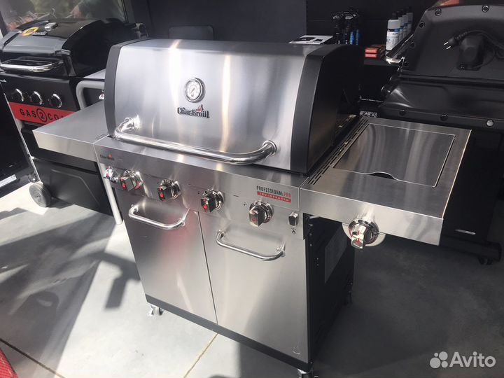 Газовый гриль Char-Broil 4S (нерж)