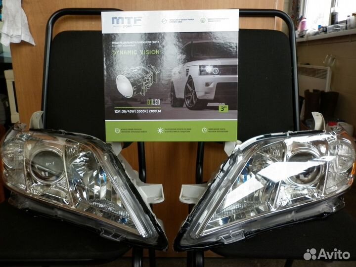 Оригинальные передние фары Toyota Camry XV40