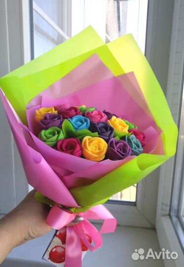 Шоколадные розы букет