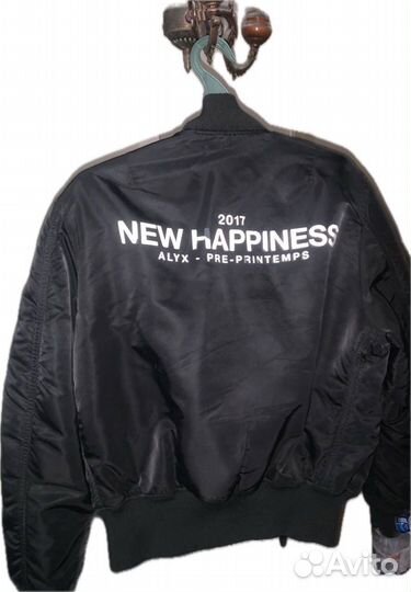 Бомбер Alpha Industries x Alyx new happiness