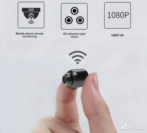 Мини Wi-Fi камера беспроводная B-8 Пуля