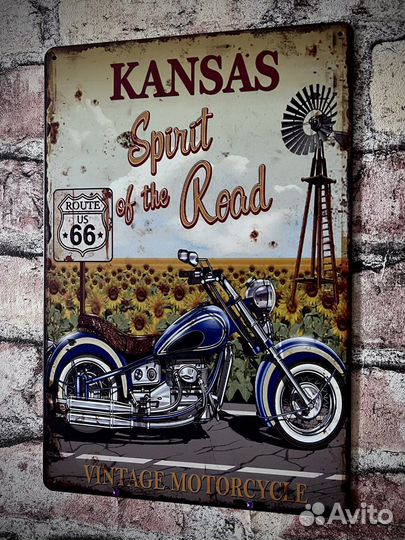 Декор на стену Kansas Spirit of the Road